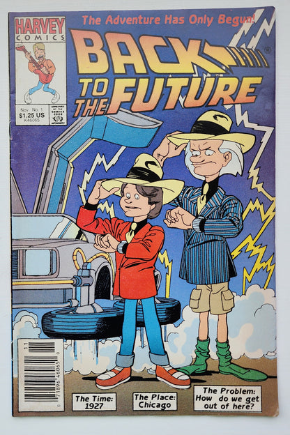 BACK TO THE FUTURE #1 1991 NEWSSTAND MARVEL COMICS