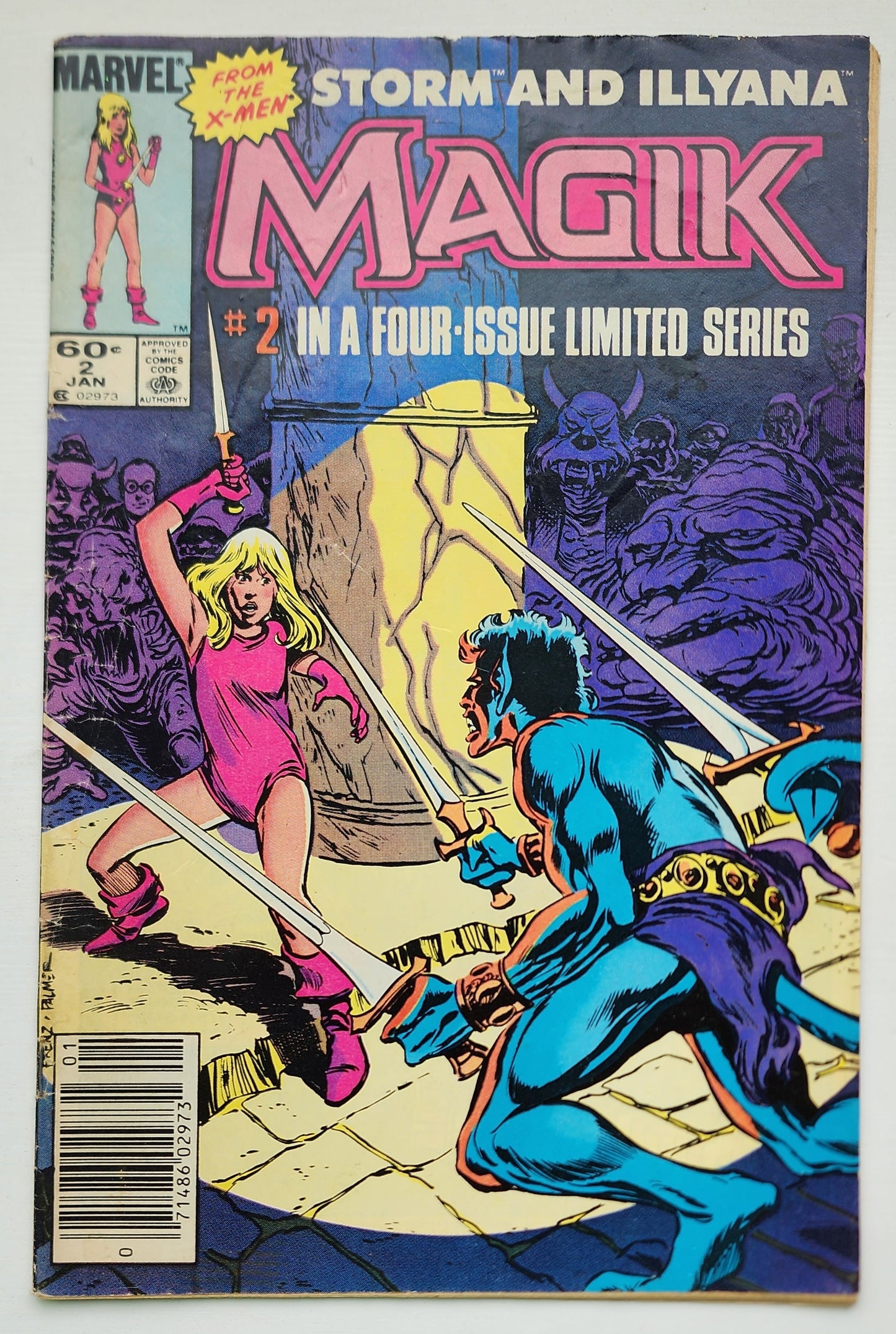 MAGIK ILLYANA AND STORM #2 1983 NEWSSTAND MARVEL COMICS