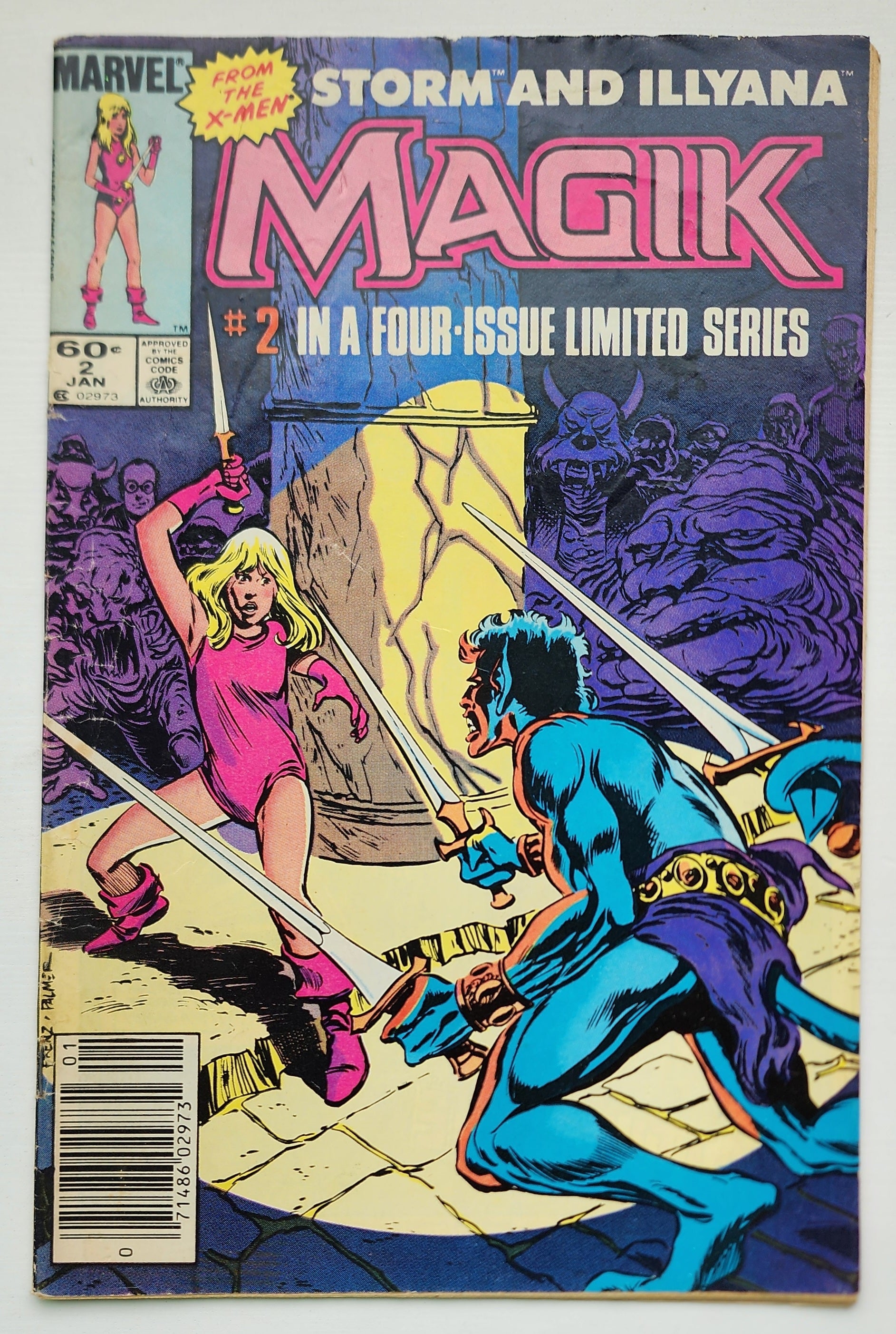 MAGIK ILLYANA AND STORM #2 1983 NEWSSTAND MARVEL COMICS