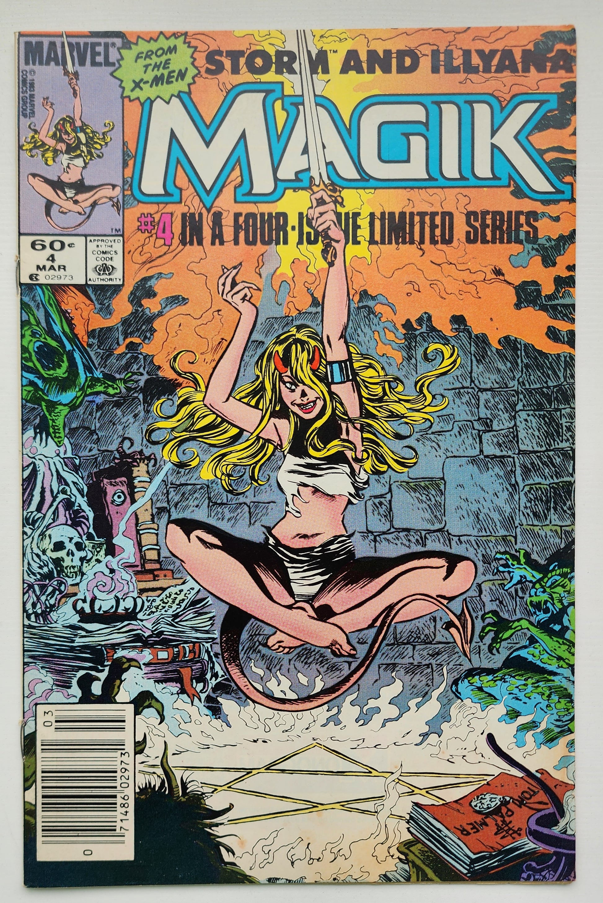 MAGIK ILLYANA AND STORM #4 1983 NEWSSTAND MARVEL COMICS