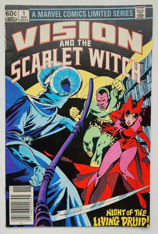 VISION AND SCARLET WITCH #1 1982 NEWSSTAND MARVEL COMICS