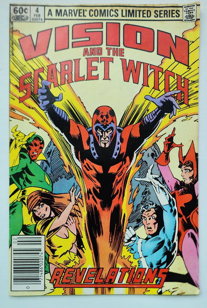 VISION AND SCARLET WITCH #4 1983 NEWSSTAND MARVEL COMICS