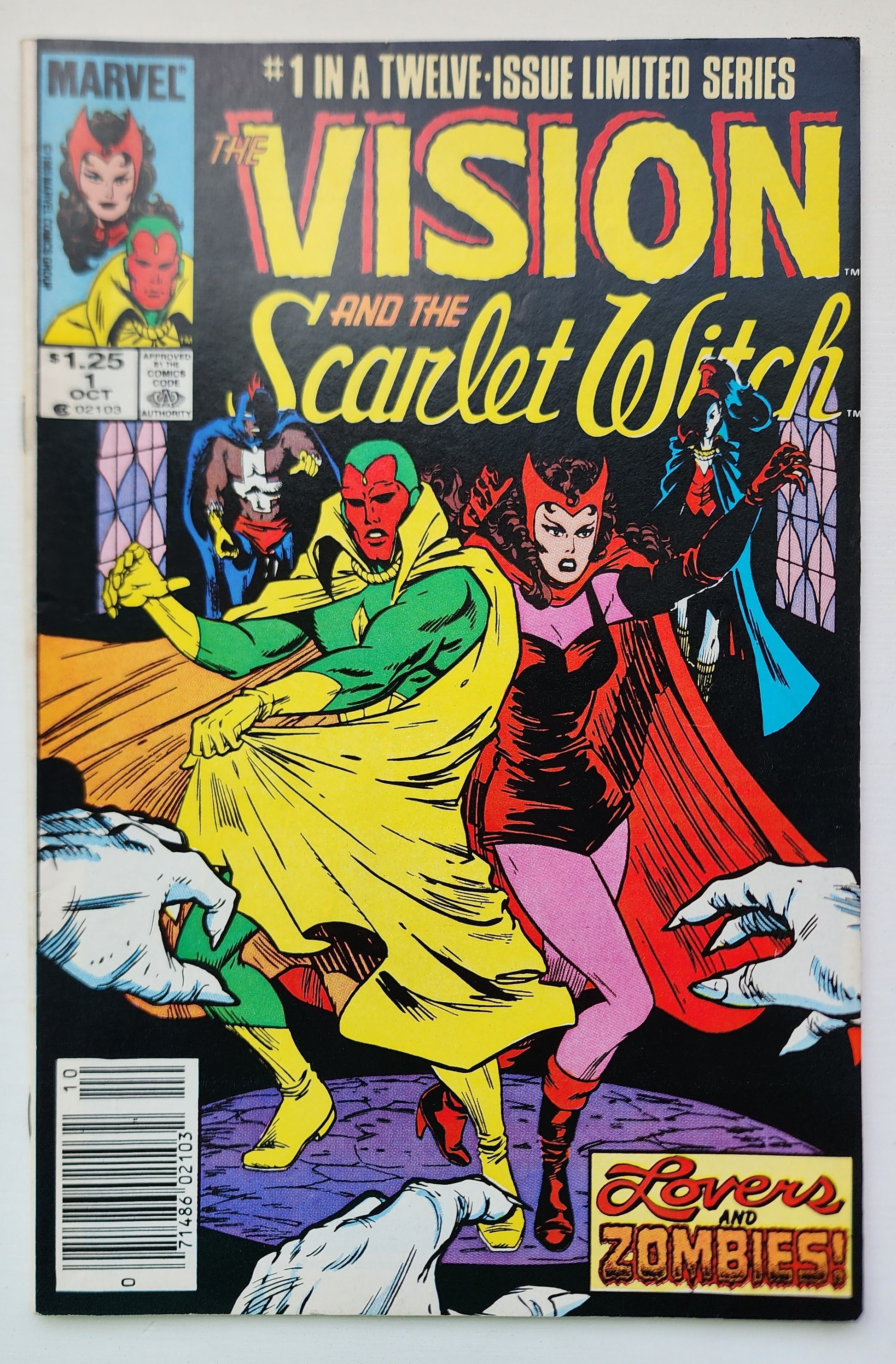 VISION AND SCARLET WITCH #1 1985 NEWSSTAND MARVEL COMICS