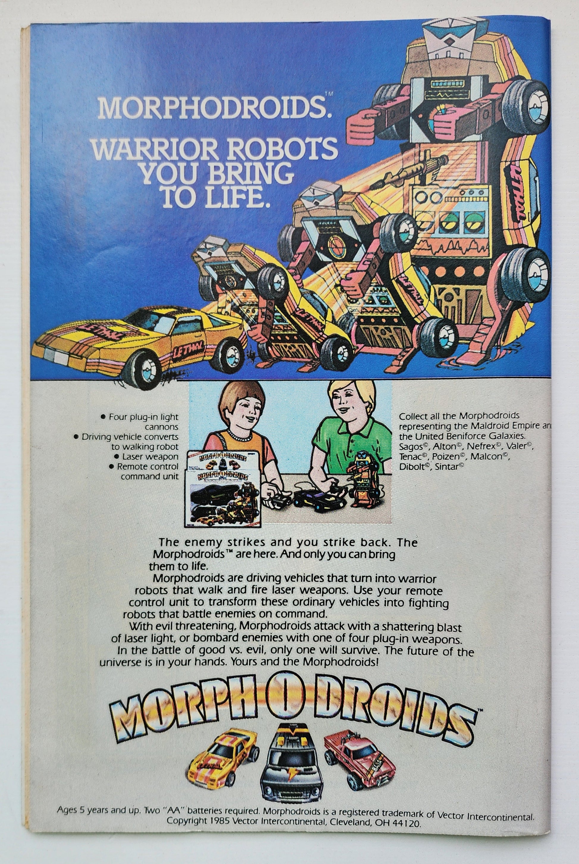 VISION AND SCARLET WITCH #3 1985 NEWSSTAND MARVEL COMICS