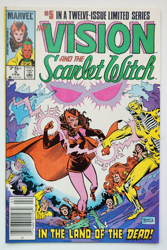 VISION AND SCARLET WITCH #5 1986 NEWSSTAND MARVEL COMICS