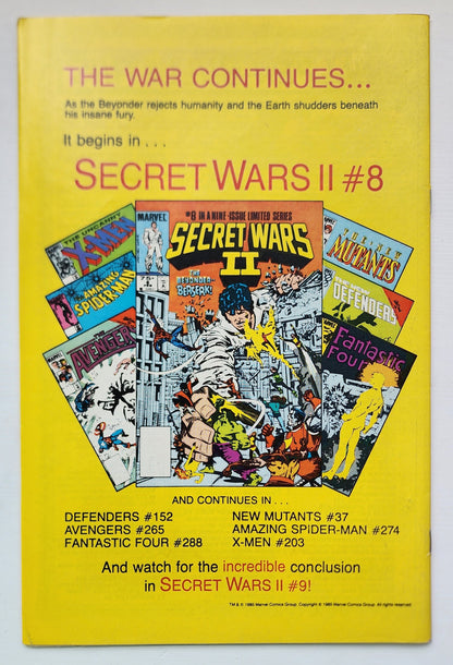 VISION AND SCARLET WITCH #5 1986 NEWSSTAND MARVEL COMICS