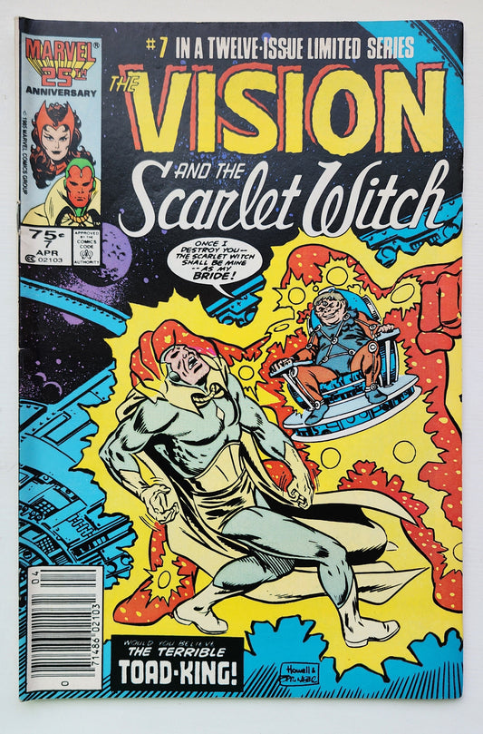 VISION AND SCARLET WITCH #7 1986 NEWSSTAND MARVEL COMICS