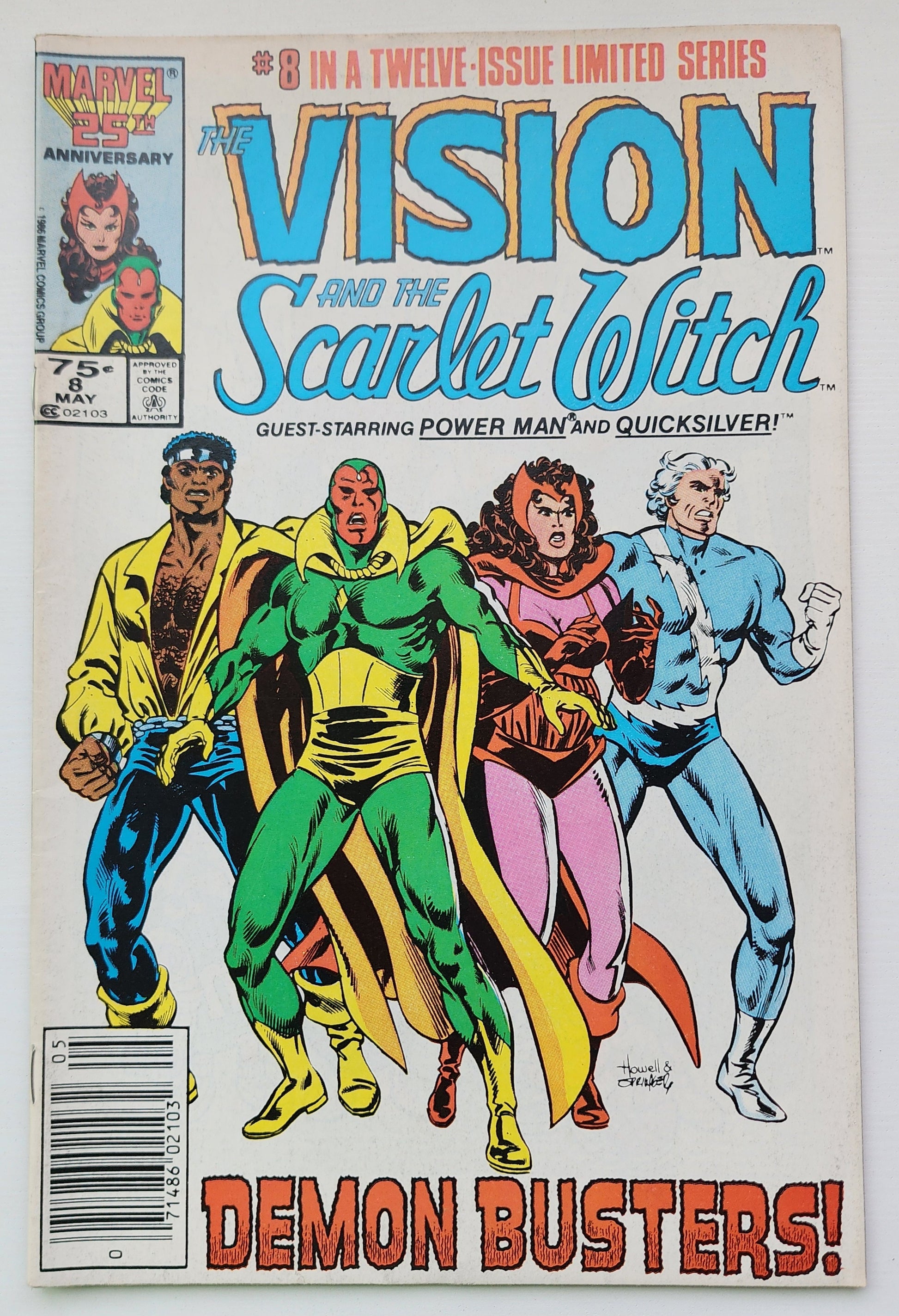 VISION AND SCARLET WITCH #8 1986 NEWSSTAND MARVEL COMICS