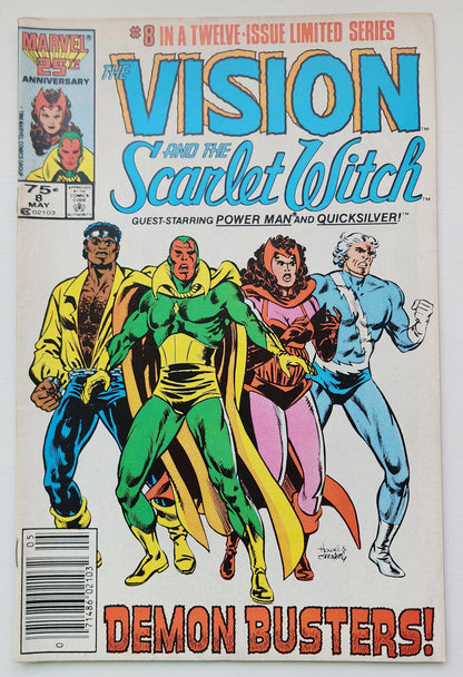 VISION AND SCARLET WITCH #8 1986 NEWSSTAND MARVEL COMICS