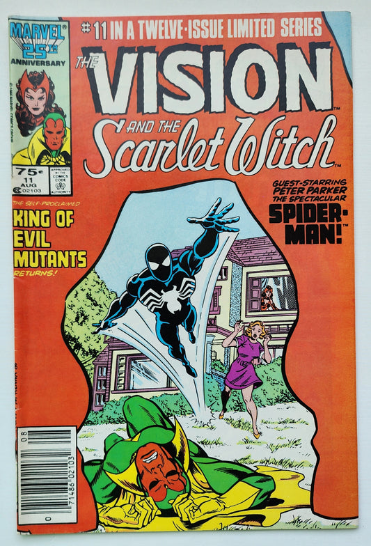 VISION AND SCARLET WITCH #11 1986 NEWSSTAND MARVEL COMICS
