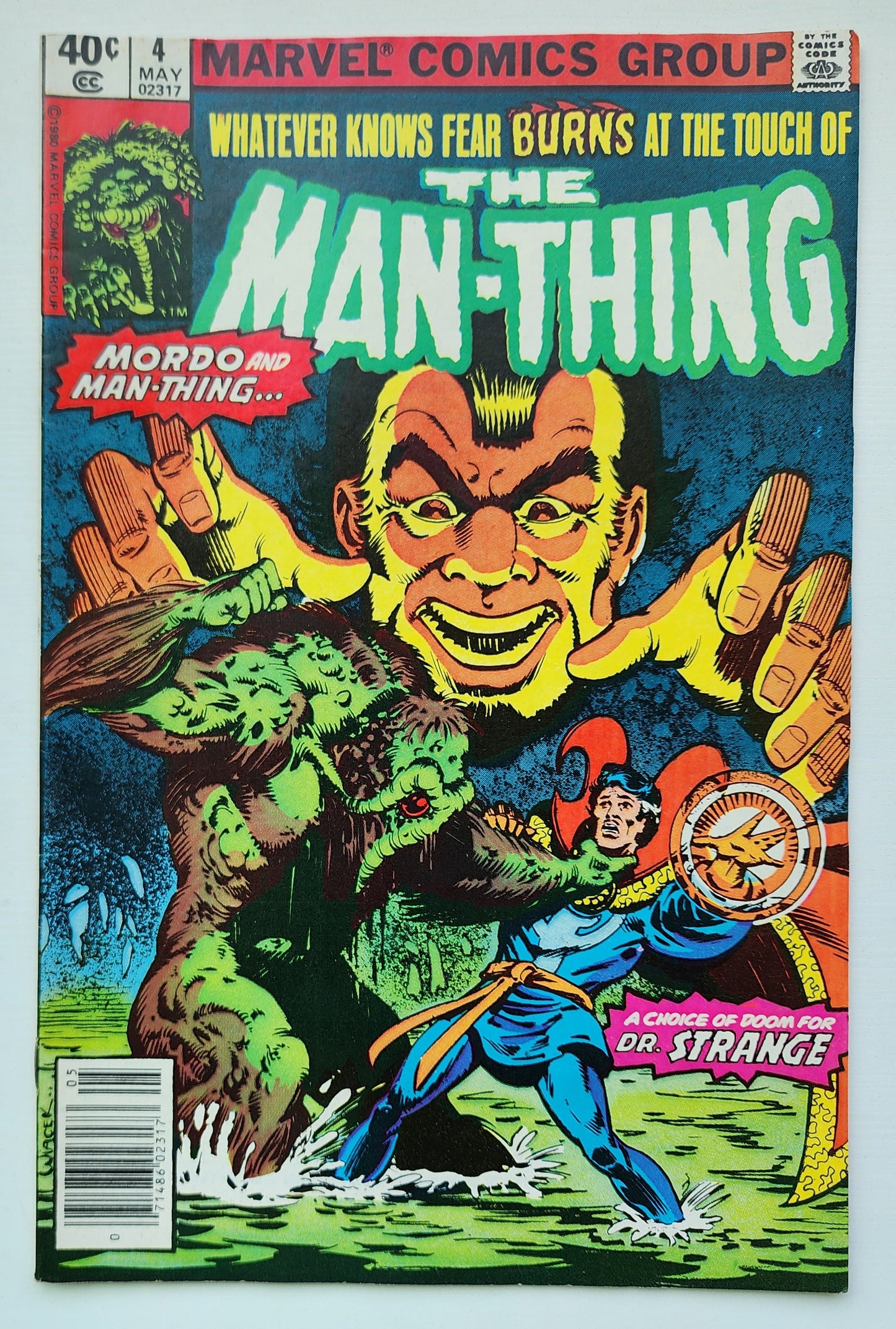 MAN-THING #4 1980 NEWSSTAND Man-Thing MARVEL COMICS