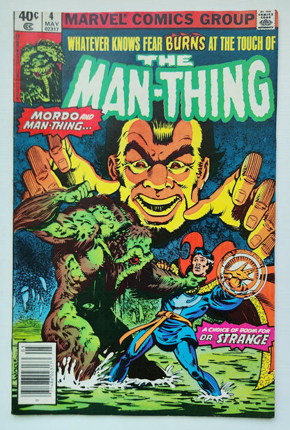 MAN-THING #4 1980 NEWSSTAND Man-Thing MARVEL COMICS