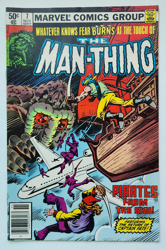 MAN-THING #7 1980 NEWSSTAND Man-Thing MARVEL COMICS