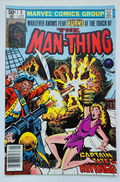 MAN-THING #8 1980 NEWSSTAND Man-Thing MARVEL COMICS