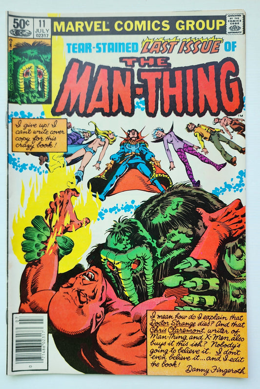 MAN-THING #11 1981 NEWSSTAND Man-Thing MARVEL COMICS