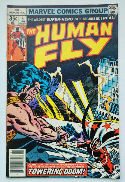 HUMAN FLY #5 1977 NEWSSTAND MARVEL COMICS