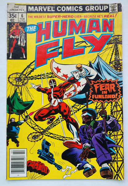 HUMAN FLY #6 1977 NEWSSTAND MARVEL COMICS