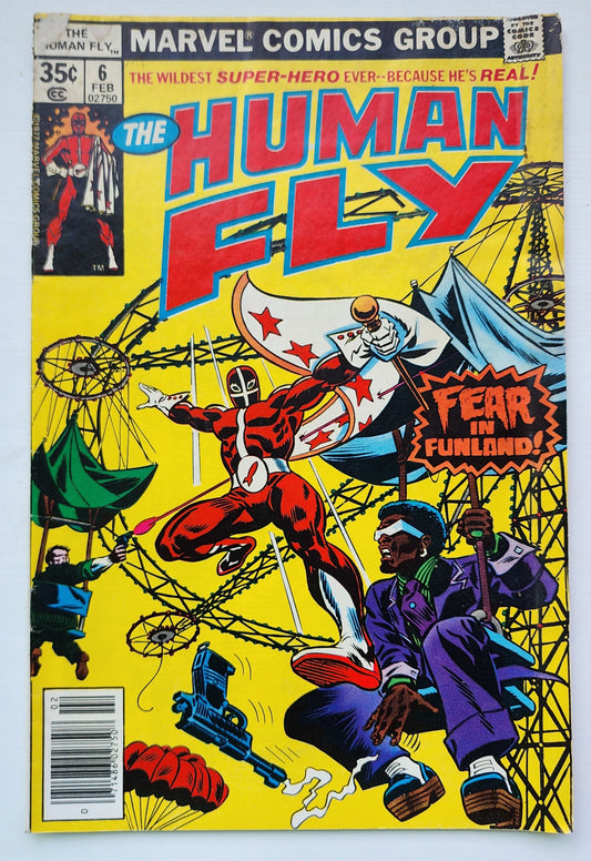 HUMAN FLY #6 1977 NEWSSTAND MARVEL COMICS