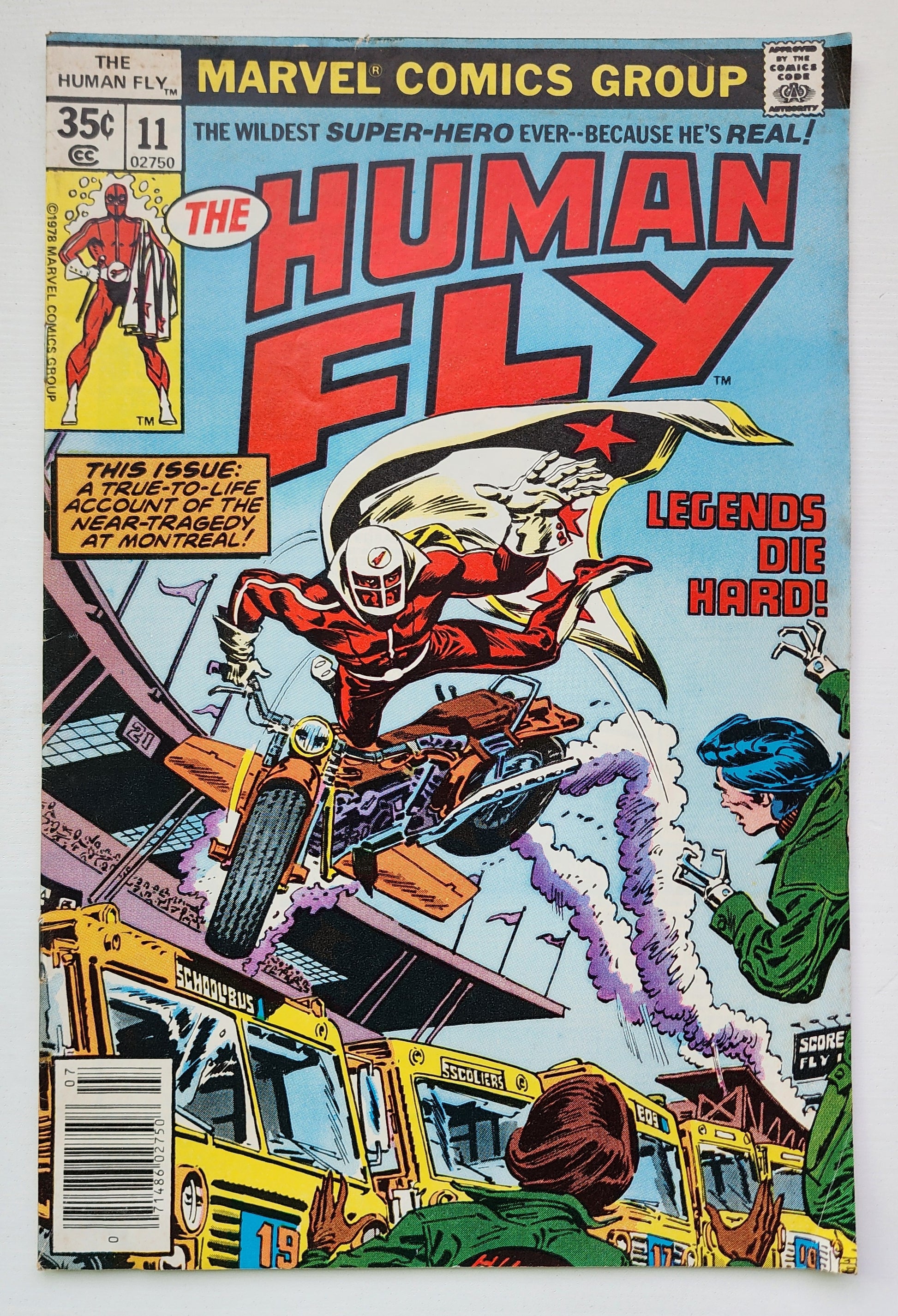 HUMAN FLY #11 1978 NEWSSTAND MARVEL COMICS