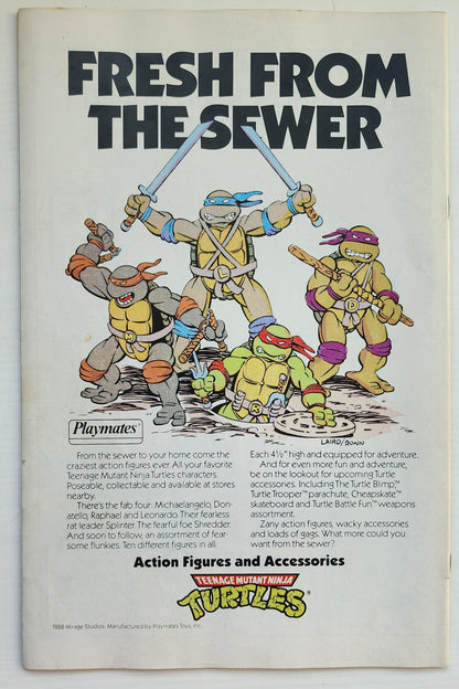 TEENAGE MUTANT NINJA TURTLES TMNT ADVENTURES #1 1989 NEWSSTAND TMNT ARCHIE COMICS
