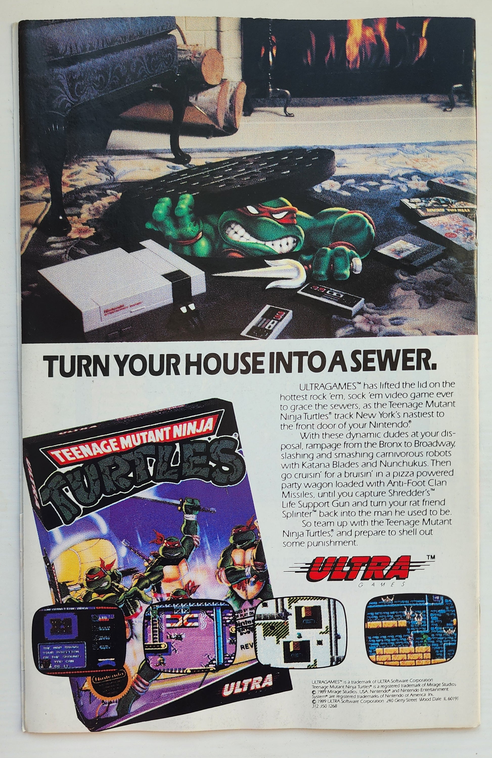 TEENAGE MUTANT NINJA TURTLES TMNT ADVENTURES #10 1990 NEWSSTAND TMNT ARCHIE COMICS