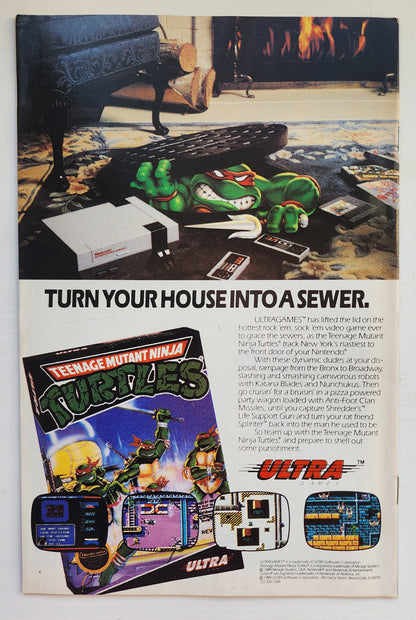 TEENAGE MUTANT NINJA TURTLES TMNT ADVENTURES #22 1991 NEWSSTAND [I02] TMNT ARCHIE COMICS