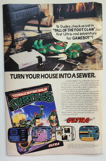 TEENAGE MUTANT NINJA TURTLES TMNT ADVENTURES #26 1991 NEWSSTAND TMNT ARCHIE COMICS