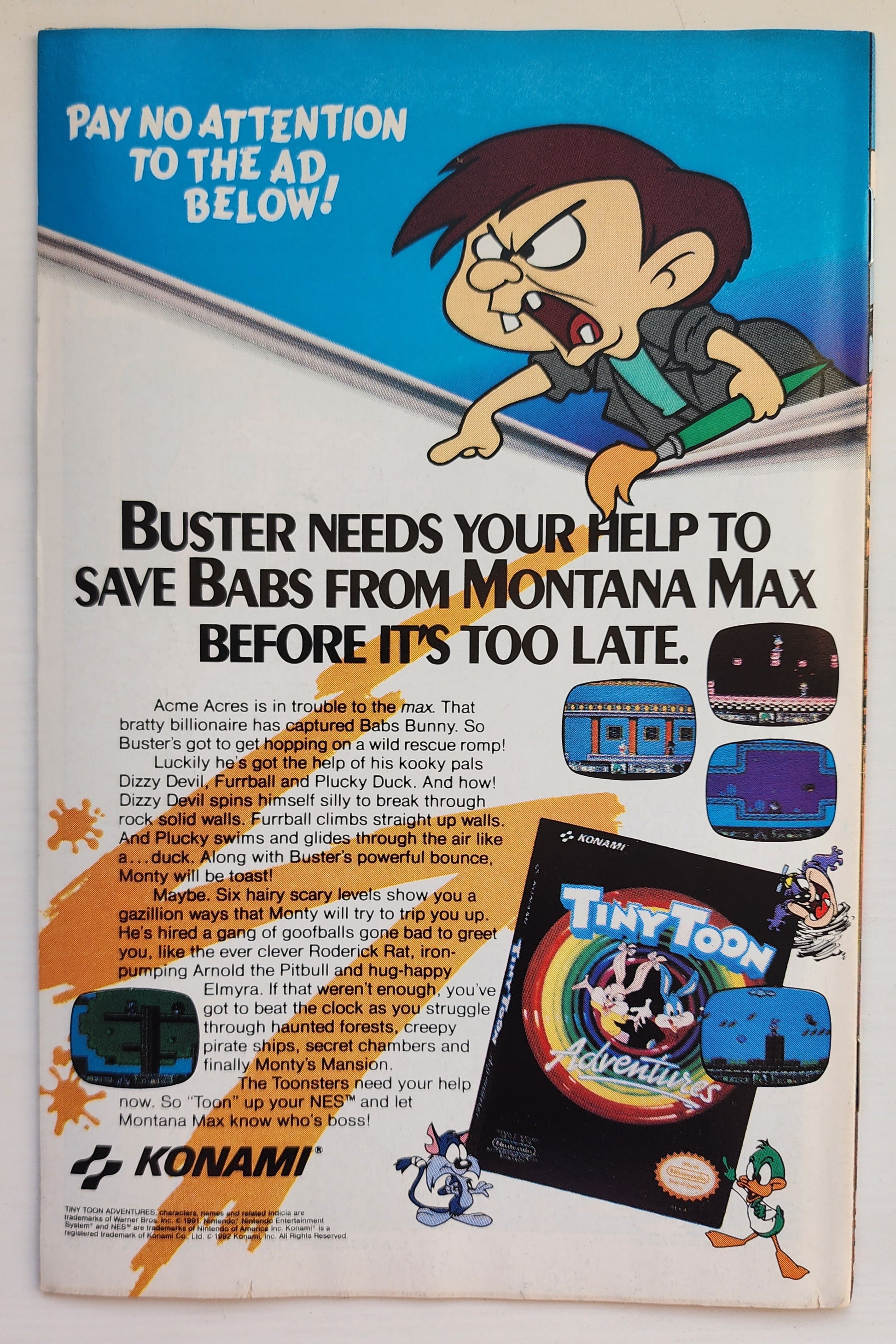 TEENAGE MUTANT NINJA TURTLES TMNT ADVENTURES #35 1992 NEWSSTAND TMNT ARCHIE COMICS