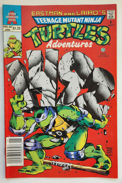 TEENAGE MUTANT NINJA TURTLES TMNT ADVENTURES #40 1993 NEWSSTAND TMNT ARCHIE COMICS