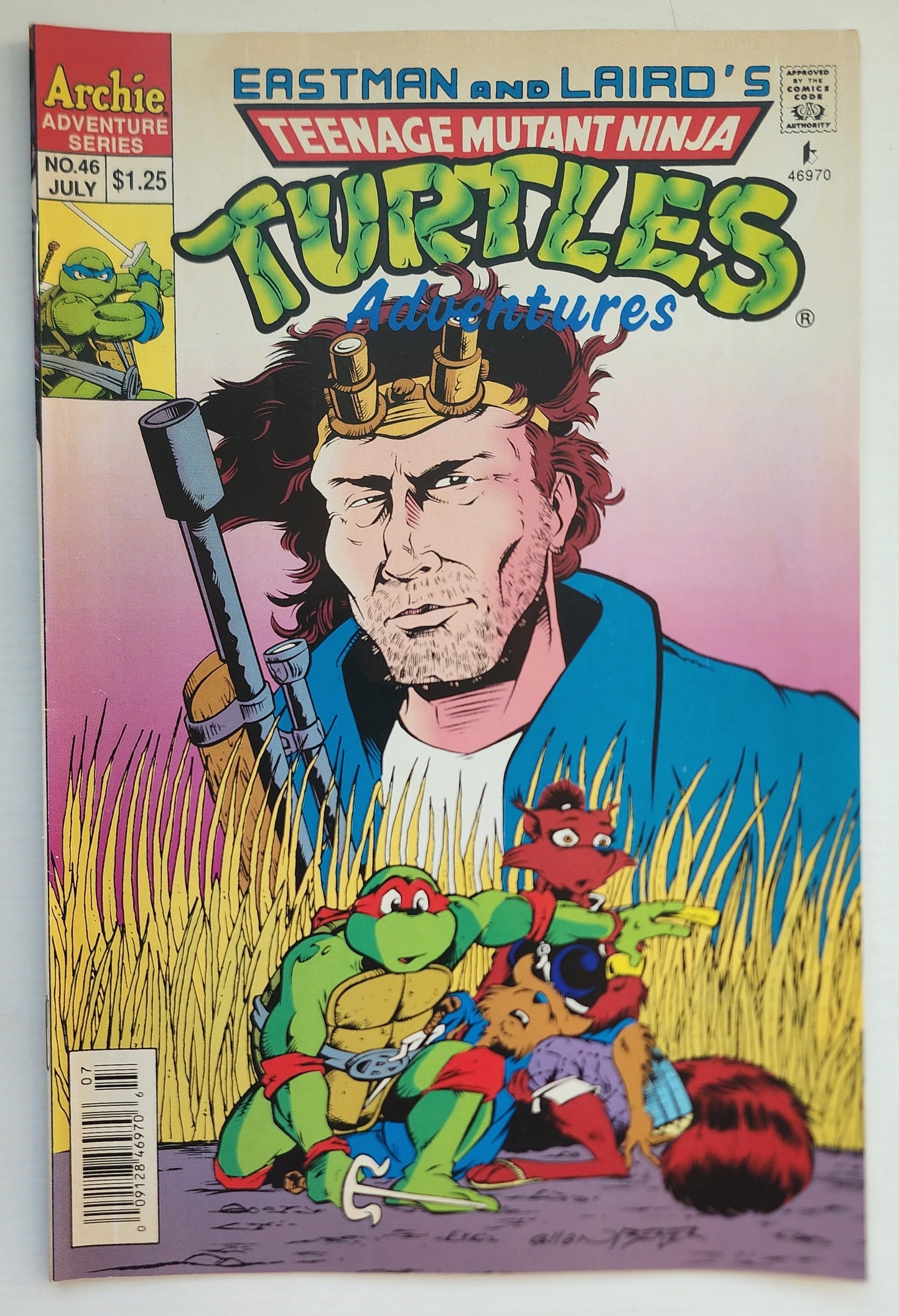 TEENAGE MUTANT NINJA TURTLES TMNT ADVENTURES #46 1993 NEWSSTAND TMNT ARCHIE COMICS