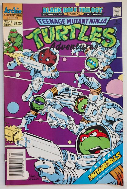 TEENAGE MUTANT NINJA TURTLES TMNT ADVENTURES #48 1993 NEWSSTAND TMNT ARCHIE COMICS