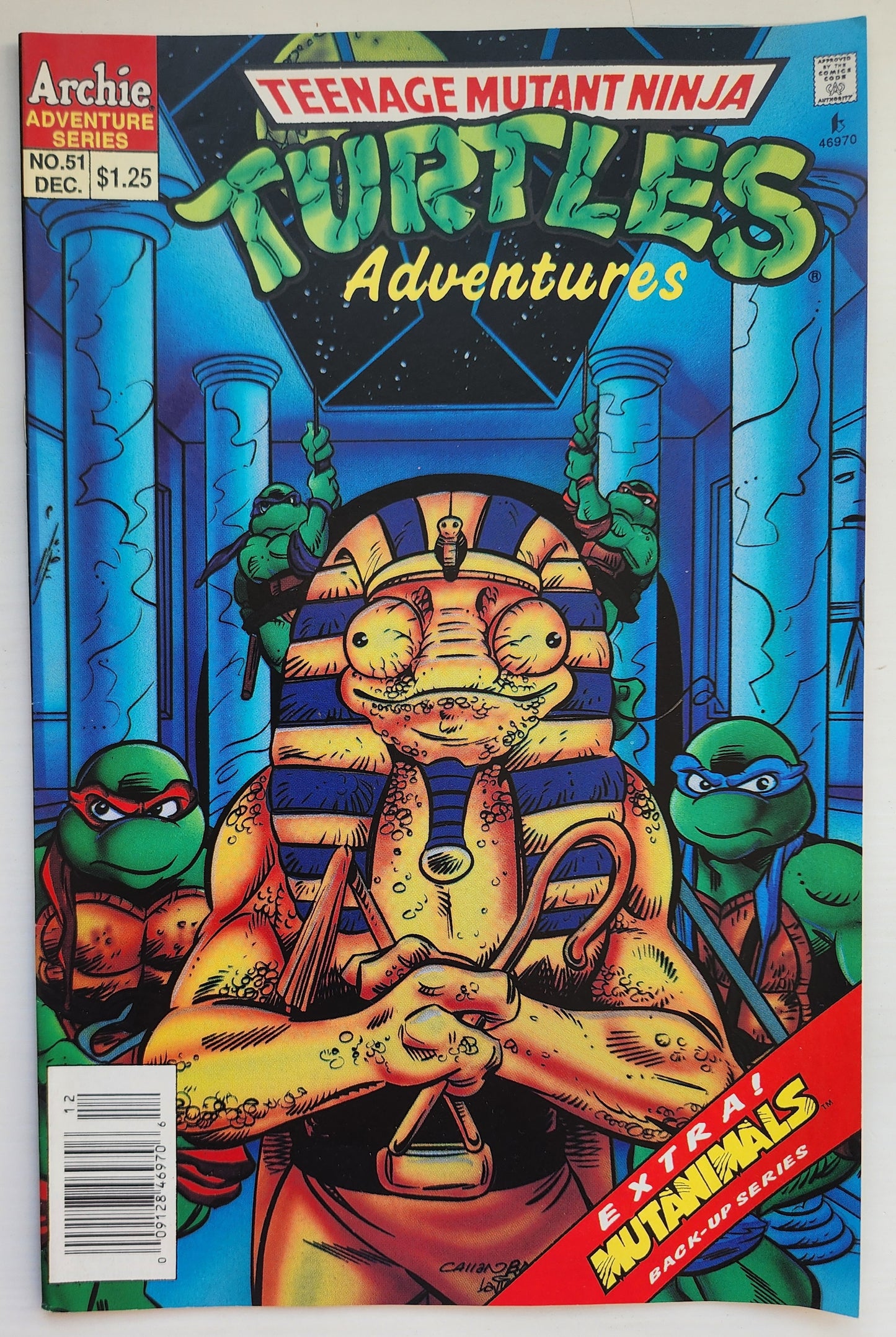TEENAGE MUTANT NINJA TURTLES TMNT ADVENTURES #51 1993 NEWSSTAND TMNT ARCHIE COMICS