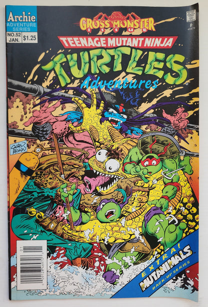 TEENAGE MUTANT NINJA TURTLES TMNT ADVENTURES #52 1993 NEWSSTAND TMNT ARCHIE COMICS
