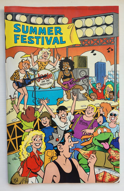 TEENAGE MUTANT NINJA TURTLES TMNT MEET ARCHIE 1991 NEWSSTAND TMNT ARCHIE COMICS