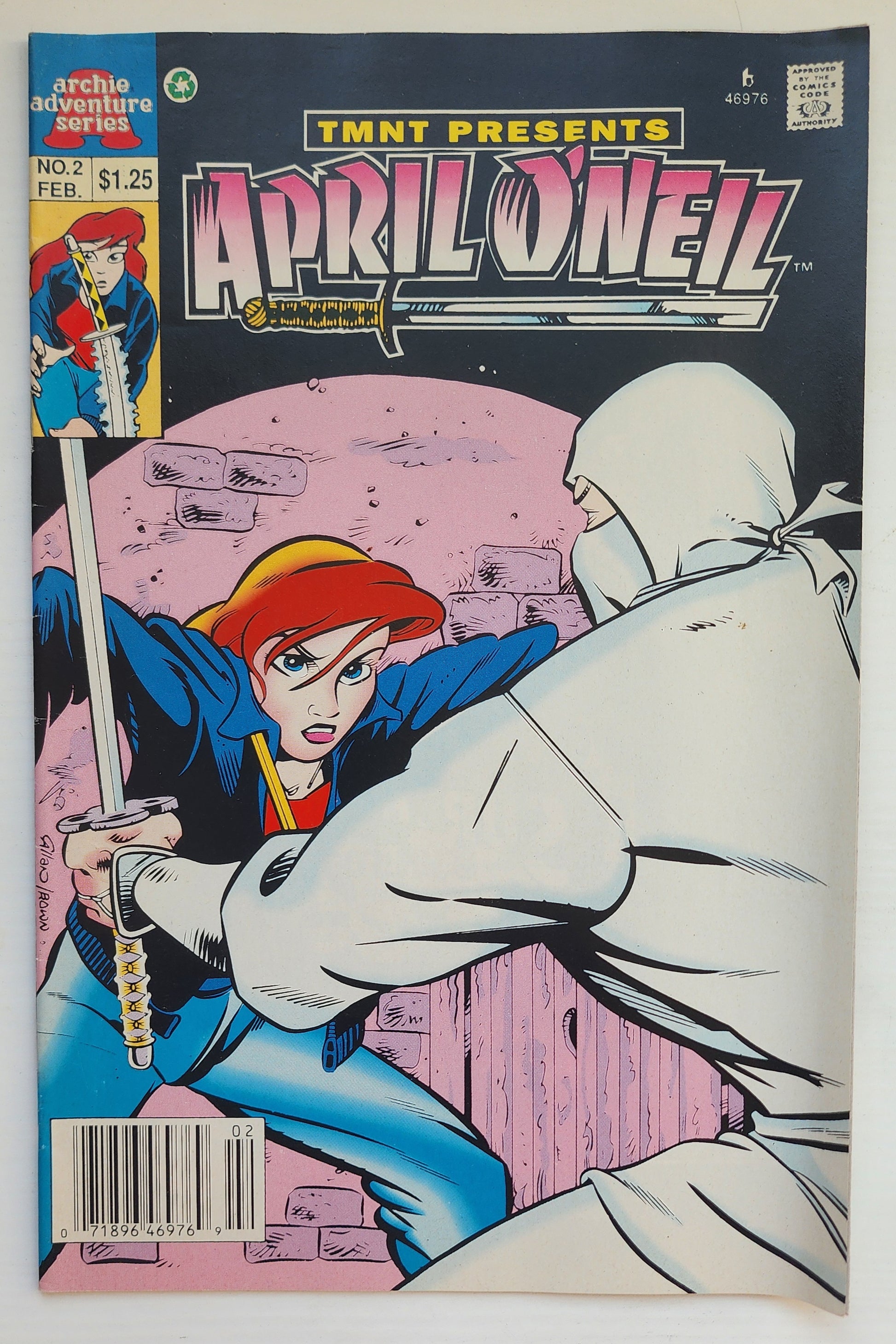 TEENAGE MUTANT NINJA TURTLES TMNT PRESENTS APRIL O'NEIL #2 1993 NEWSSTAND TMNT ARCHIE COMICS