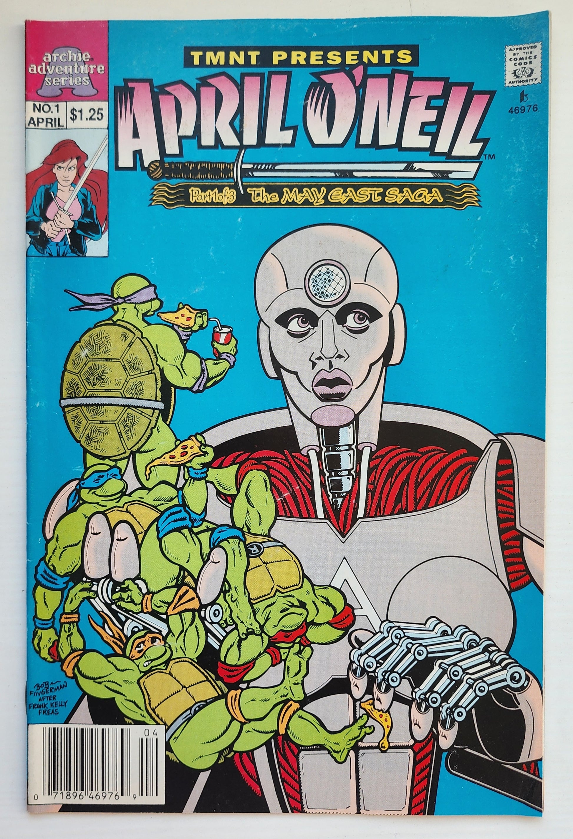 TEENAGE MUTANT NINJA TURTLES TMNT PRESENTS APRIL O'NEIL #1 1993 NEWSSTAND TMNT ARCHIE COMICS