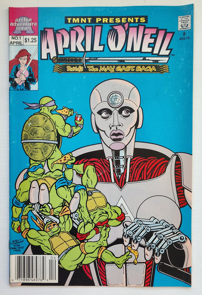 TEENAGE MUTANT NINJA TURTLES TMNT PRESENTS APRIL O'NEIL #1 1993 NEWSSTAND TMNT ARCHIE COMICS