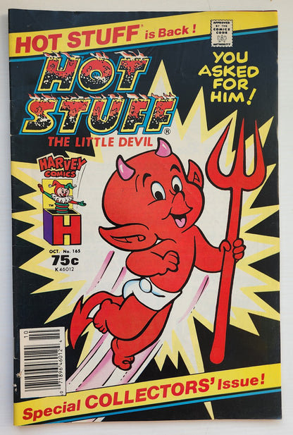 HOT STUFF #165 1986 NEWSSTAND ot Stuff HARVEY COMICS