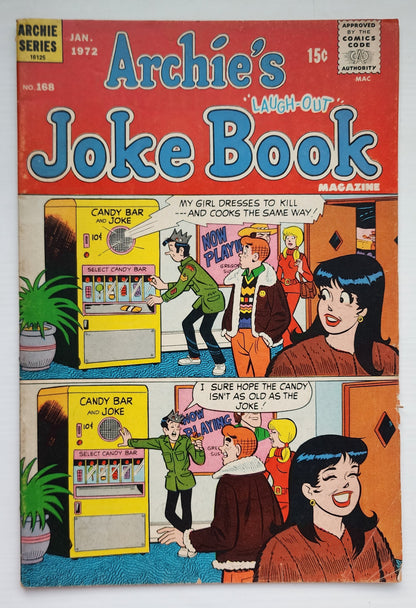 ARCHIES JOKE BOOK #168 1972 Archie ARCHIE COMICS