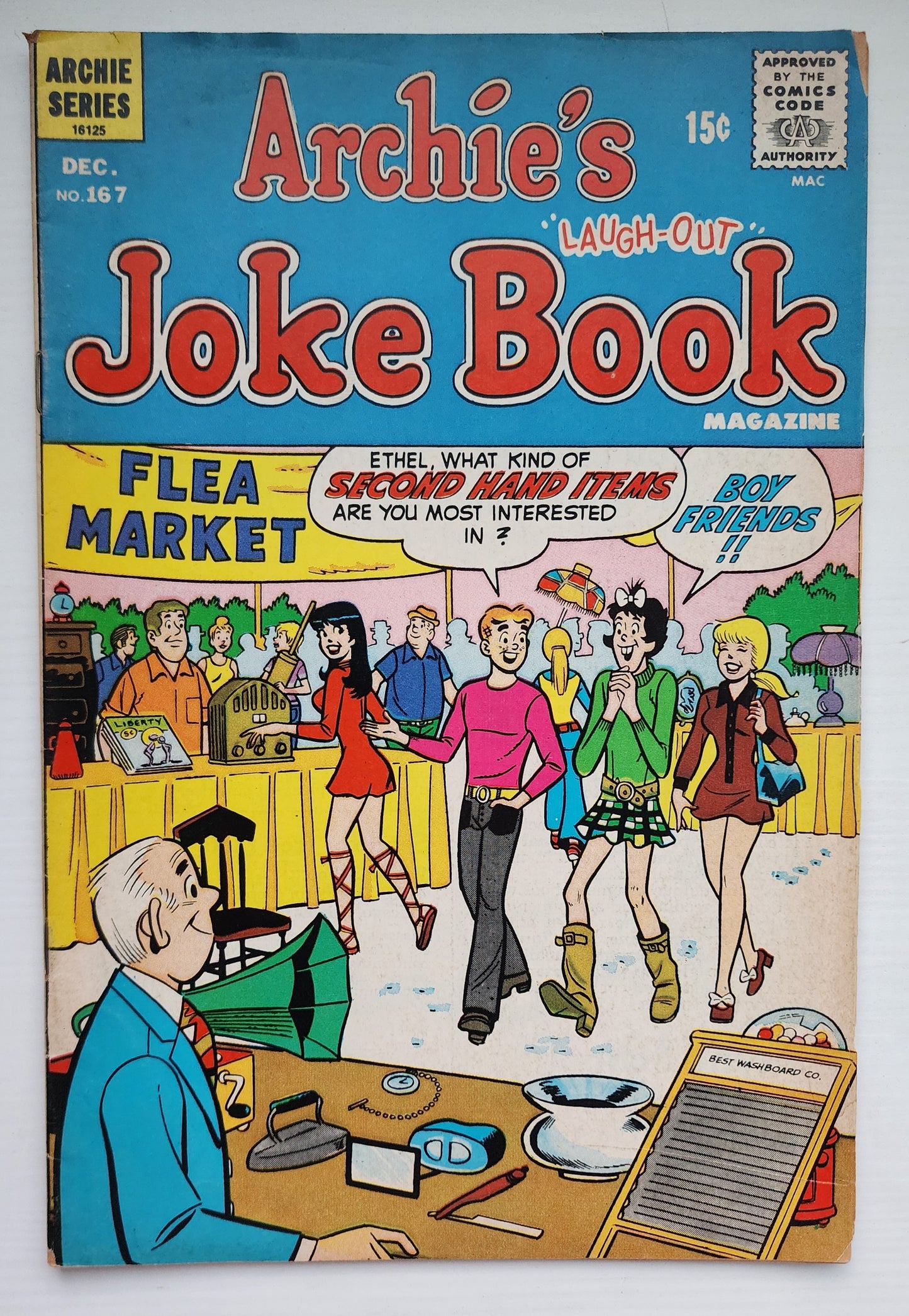 ARCHIES JOKE BOOK #167 1971 Archie ARCHIE COMICS