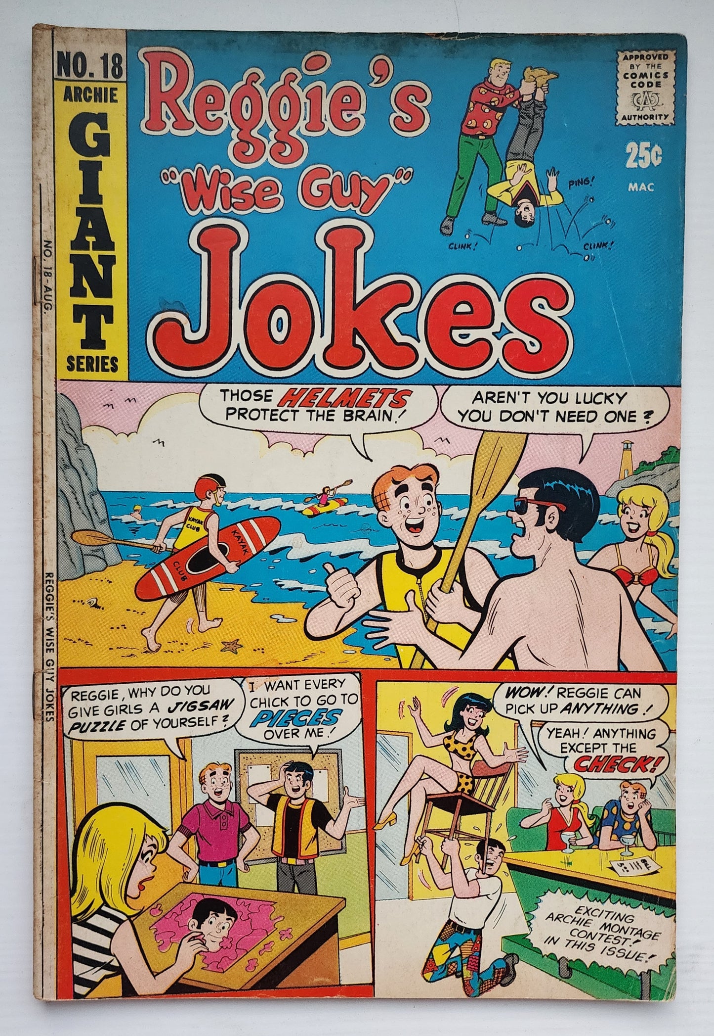 REGGIES WISE GUY JOKES #18 1971 Archie ARCHIE COMICS