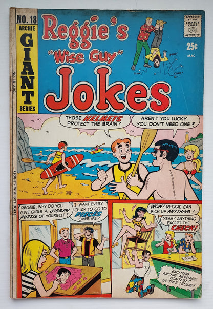 REGGIES WISE GUY JOKES #18 1971 Archie ARCHIE COMICS