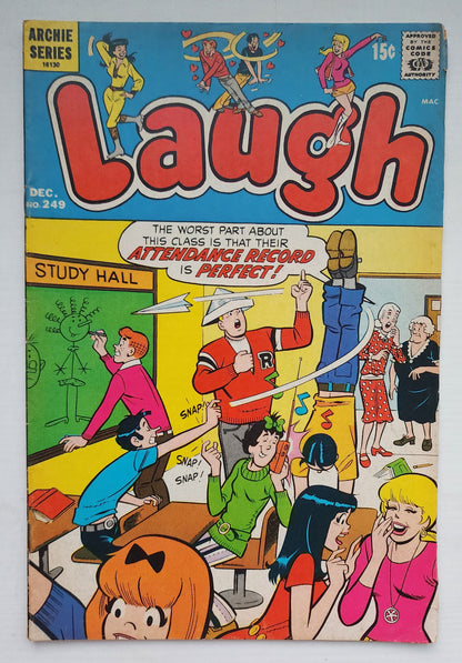 LAUGH #249 1971 Archie ARCHIE COMICS