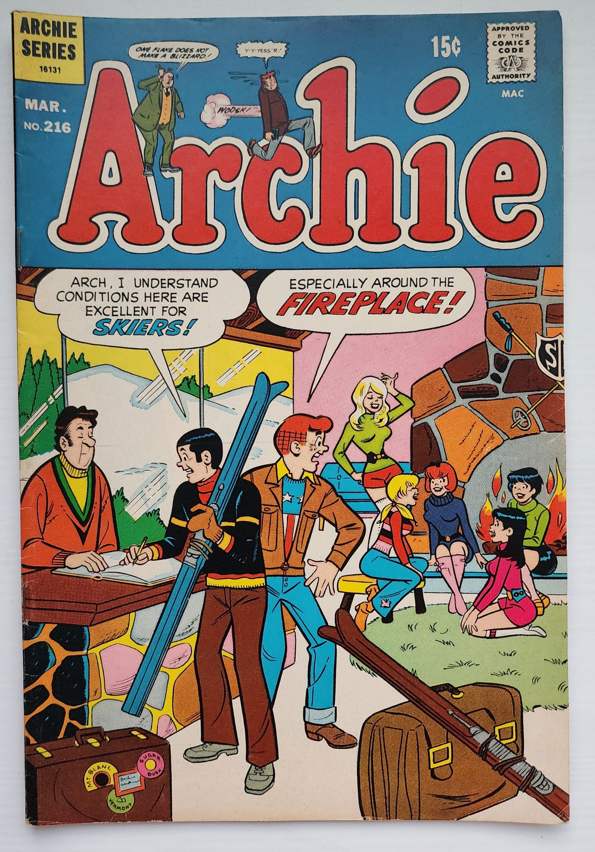 ARCHIE #216 1972 Archie ARCHIE COMICS