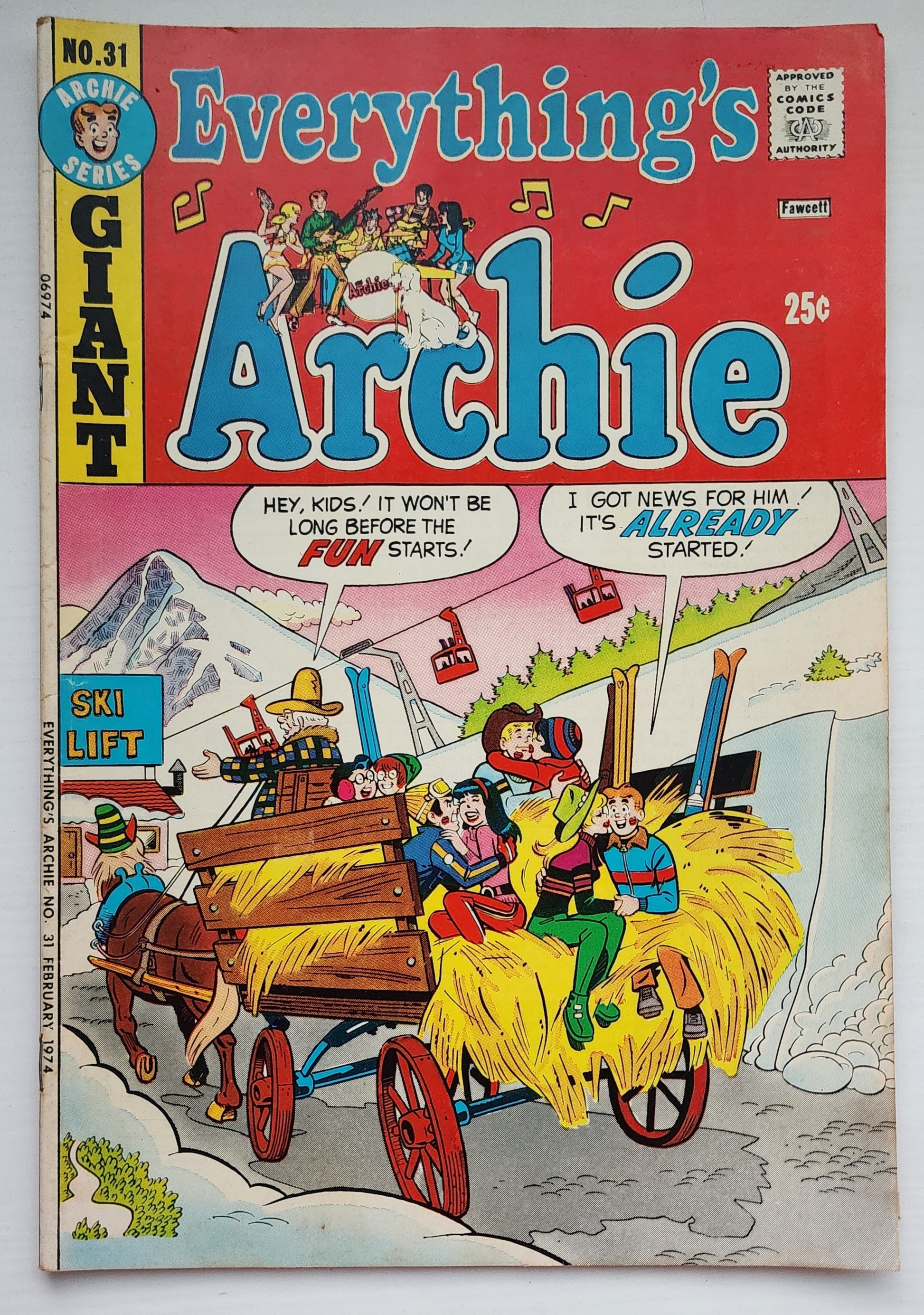 EVERYTHING ARCHIE #31 1974 Archie ARCHIE COMICS