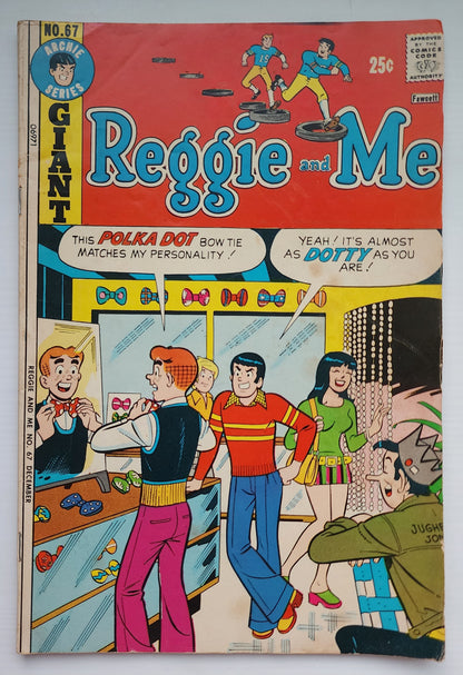 REGGIE AND ME #67 1973 Archie ARCHIE COMICS