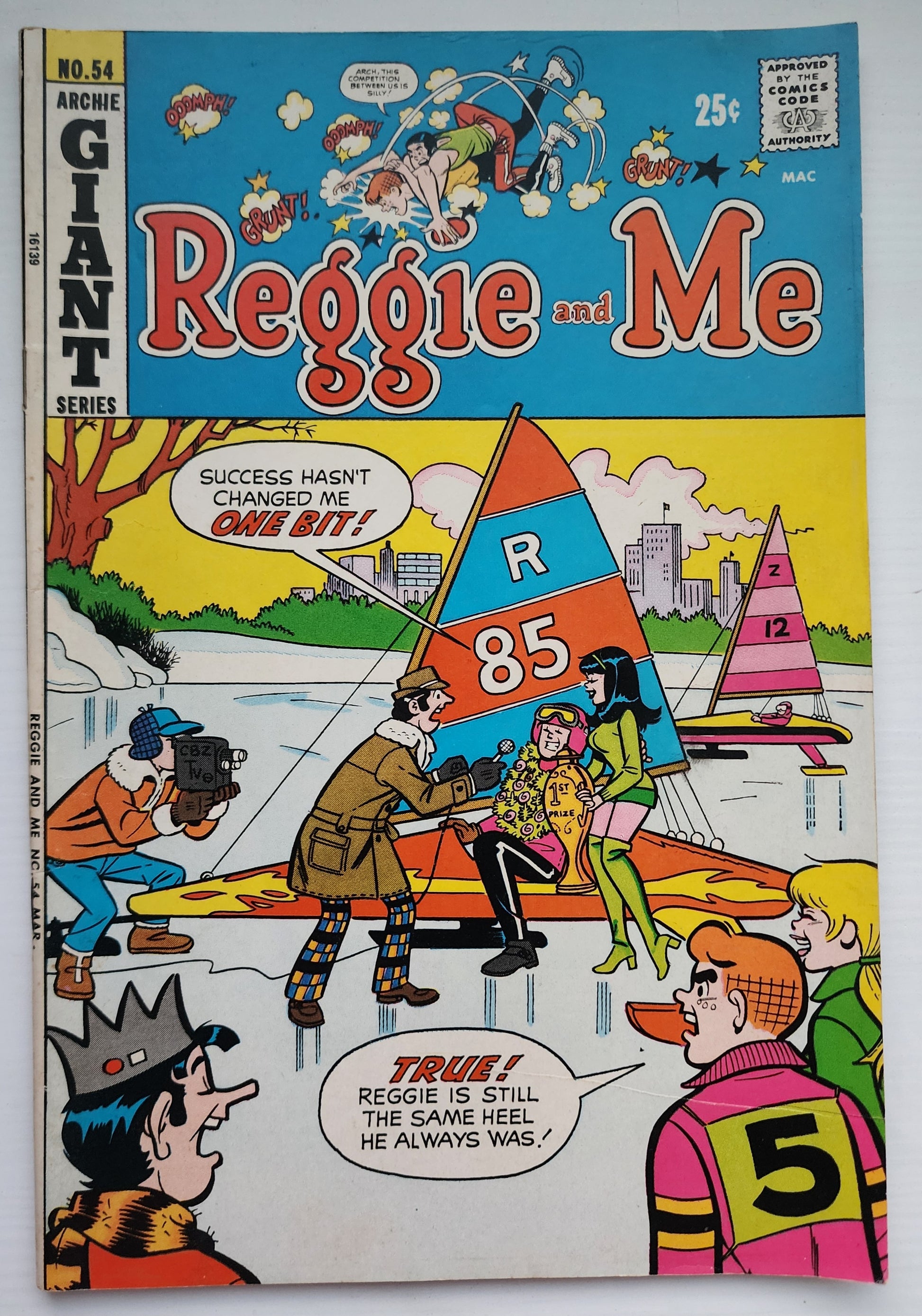 REGGIE AND ME #54 1972 Archie ARCHIE COMICS