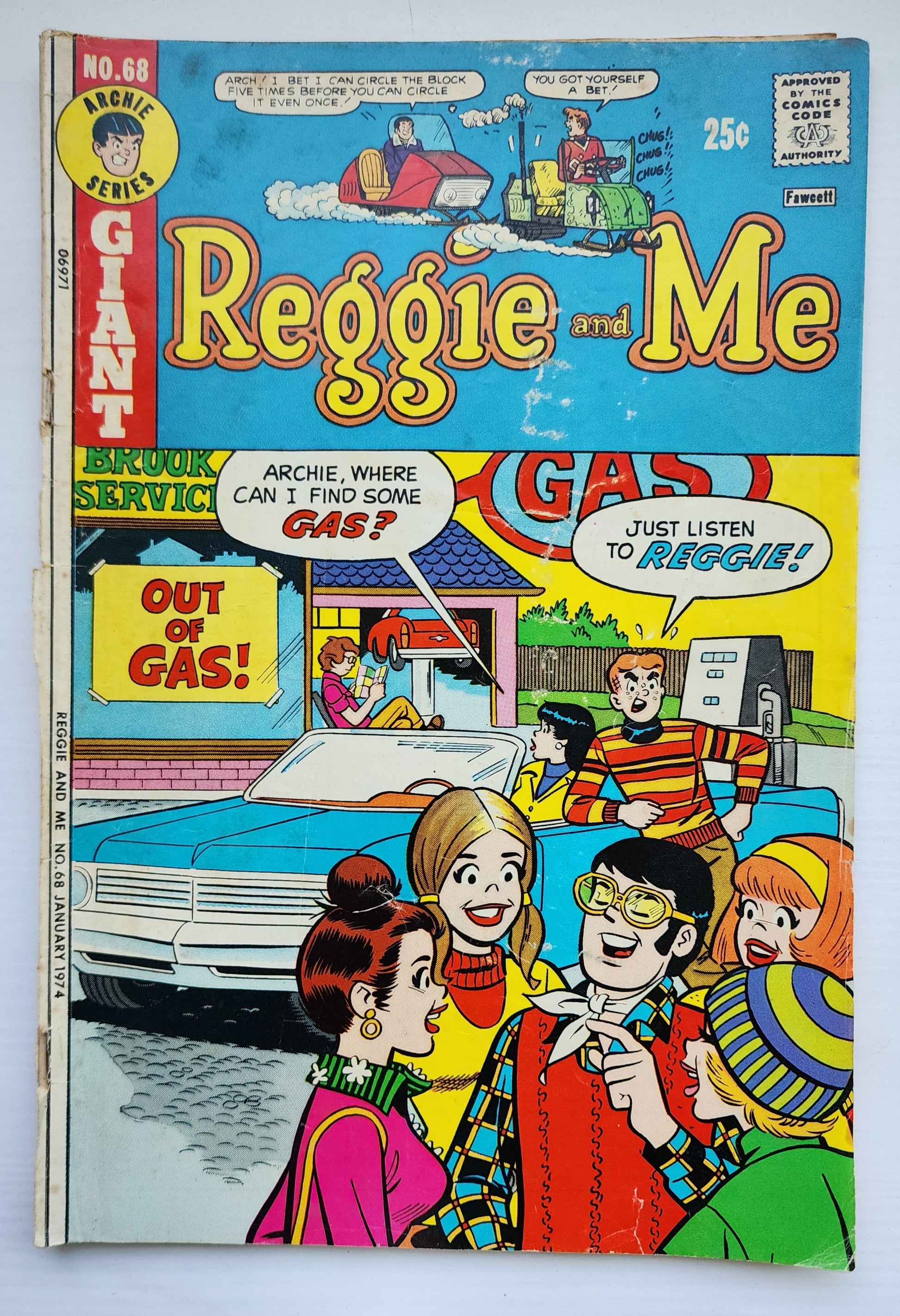 REGGIE AND ME #68 1974 Archie ARCHIE COMICS