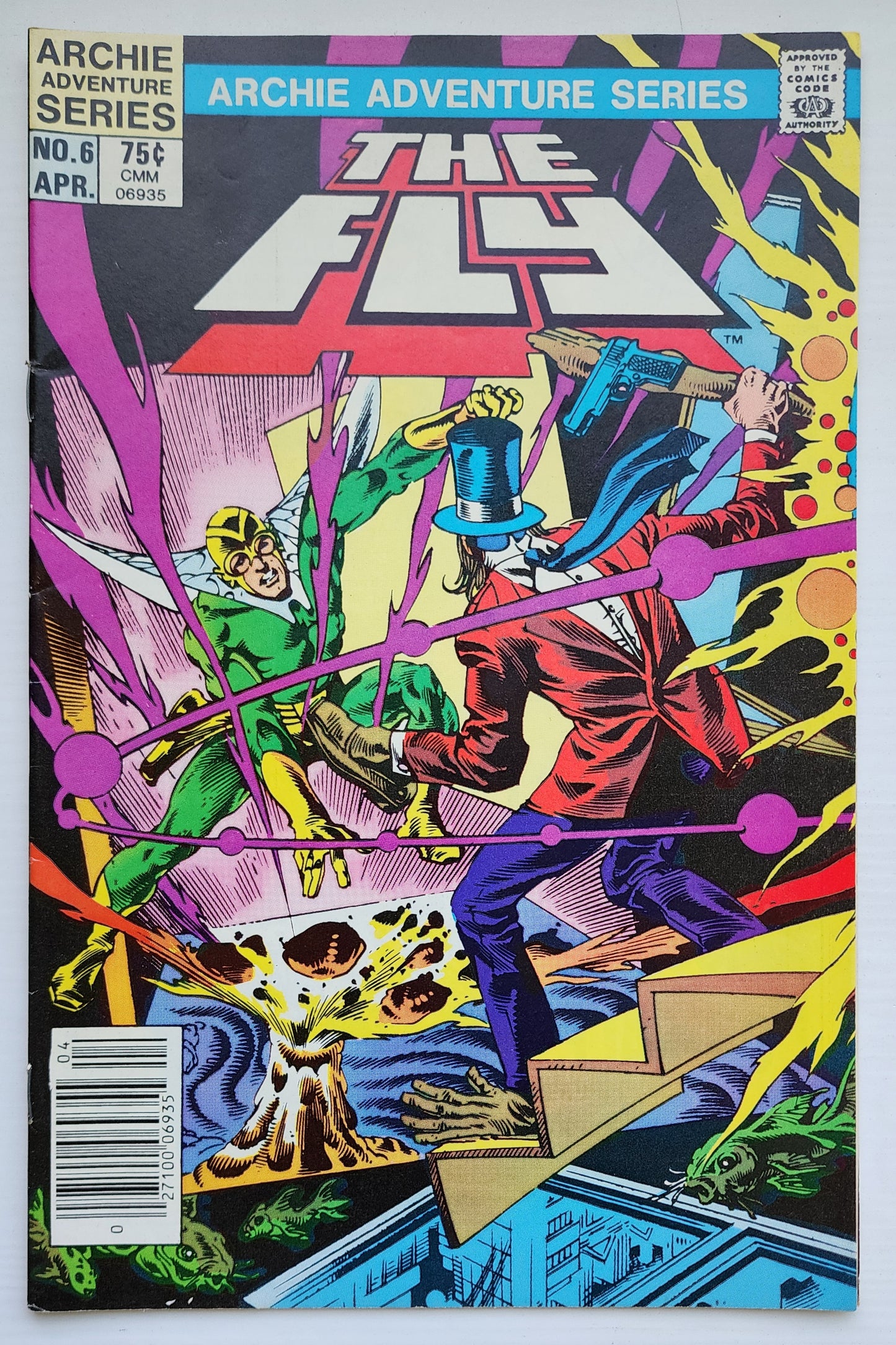 FLY #6 1984 NEWSSTAND Archie ARCHIE COMICS