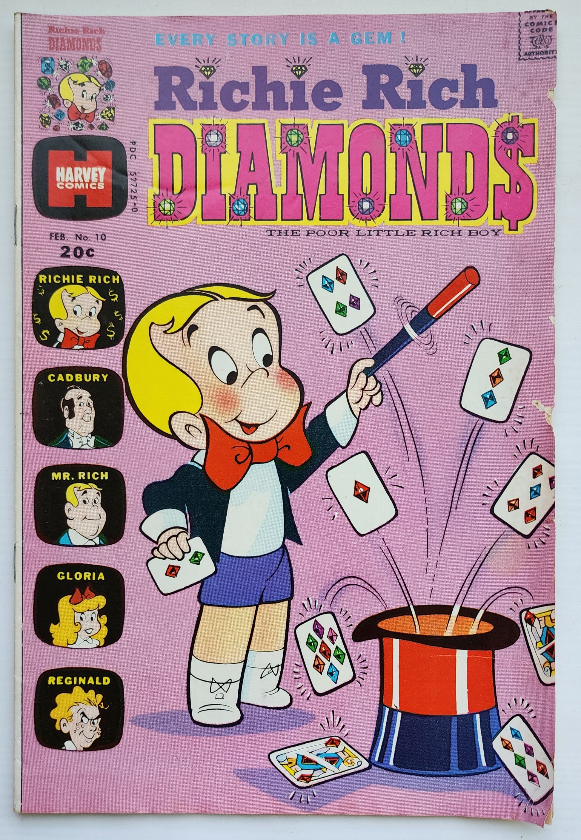 RICHIE RICH DIAMONDS #10 1974 Richie Rich HARVEY COMICS